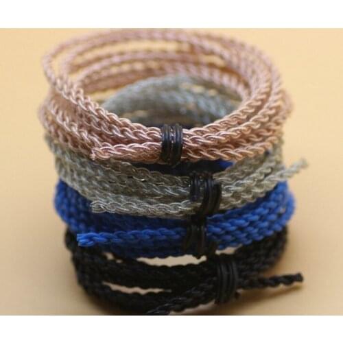 Silver plated wire Headphone cable Single crystal copper IE800 wire HIFI (without plug)