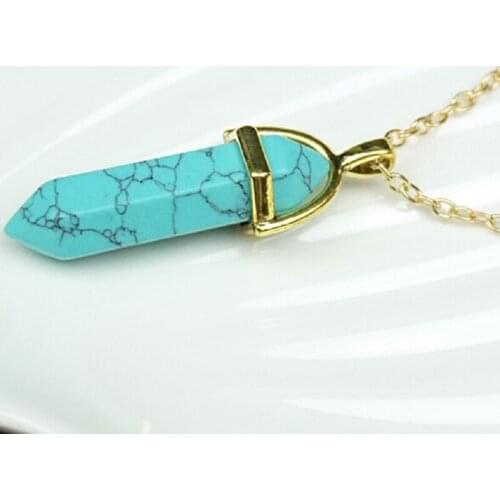 Artilady multi color quartz necklaces Pendant Necklace chain crystal necklace women jewelry accessories