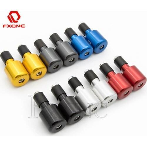 Logo " GSXR " Motorcycles Handlebar Steering Counter weight Hand Grips Bar End Slider For Suzuki HAYABUSA KATANA 600 750