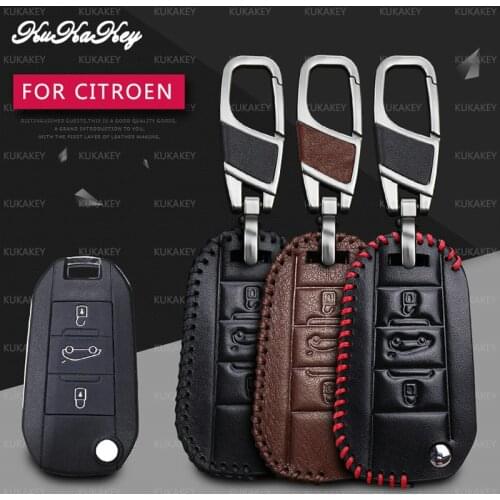 Flip Folding Car Key Case Cover For Citroen Triunph Sega CACTUS C5 C3 C4L AIRCORSS Auto Key Skin Holder Keyring Styling Keychain
