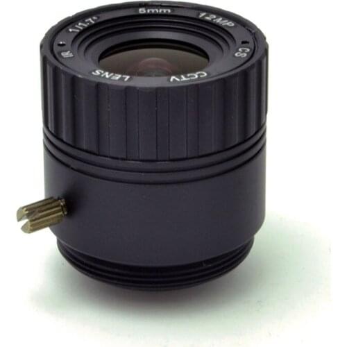 SMTSEC 5mm 1/1.7" 4K CCTV Lens IR Correction F2.0 CS Mount Megapixels 12MP 87 degrees For UHD Security Camera SL-HD0520MP