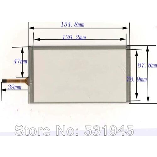 ZhiYuSun HLD-TP-2359 compatible touch screens 6.2inch 4 lines free shipping length155mm width88mm GLASS