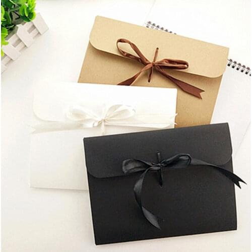 HARDIRON 10/20/30Pcs Thick Kraft Paper Silk Scarf Gift Carton Envelope Postcard Photo Packaging Box Kraft Paper Gift Box