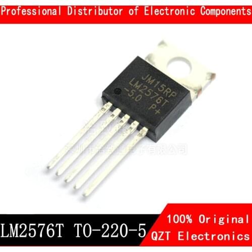 10PCS LM2576T-5.0 TO220 LM2576-5.0 TO-220 LM2576T-5 LM2576T-3.3 LM2576-3.3 LM2576T-12 LM2576-12 LM2576T-ADJ LM2576-ADJ TO220-5