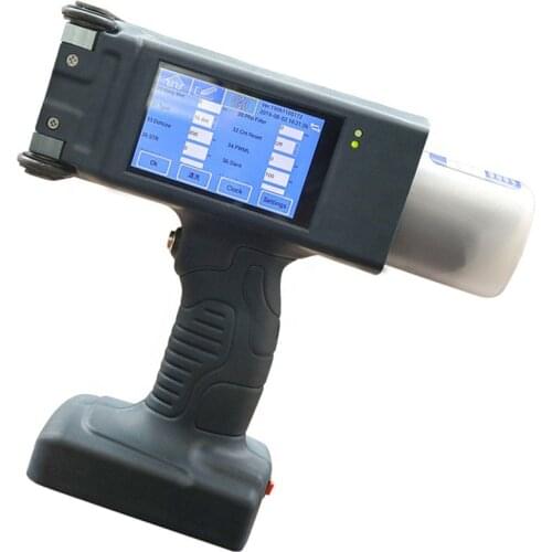 16 Dots Printing 60mm Height Hand Held direct to wall large format eco solvent inkjet printer For Wood Cable Foil