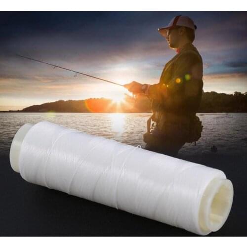 200m 656ft Bait Elastic Thread Invisible Rubber Fishing Line Elastic Strong Strength Fishing Line for Fishing Pesca