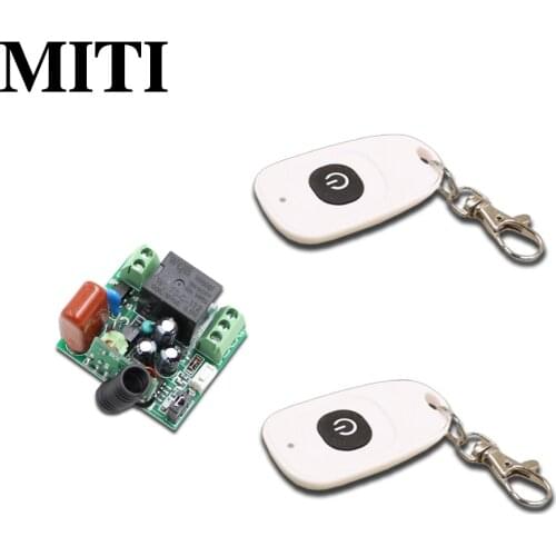 315Mhz/433Mhz Mini Size 1Receiver+2Transmitter RF 220V 1CH Wireless Remote Control Power Switch System For LED Light Lamp