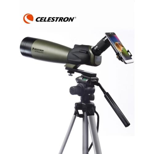 Celestron 80mm Ultima Zoom Spotting Scope Monoculars Multi-Coated Optics Waterproof Professional Astronomical Telescope