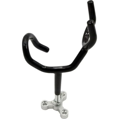 20 Degree Sure Grip Coating Fishing Rod Holders Rack with Mounting Base - Black