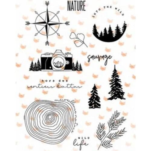 French Transparent Clear Silicone Stamp/Seal for DIY scrapbooking/photo album Decorative clear stamp A7387