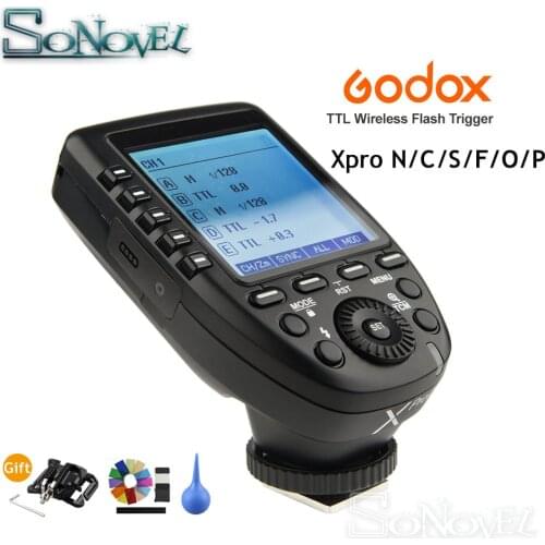 Godox Xpro Xpro-C/N/O/S/F/P 2.4G TTL Flash Wireless Transmitter Trigger X system HSS 1/8000s for Canon Nikon Sony Olympus Fuji