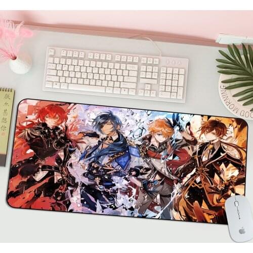 Tartaglia Genshin Impact Comfort Mouse Mat Gaming Mousepad Top Selling Wholesale Gaming Pad Mouse Small Mouse Pad