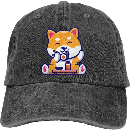 Chibi Puppers Puppers Lovers Puppers Girls The Baseball Cap Peaked capt Sport Unisex Outdoor Custom Sushi Corgi Kwaii Hats
