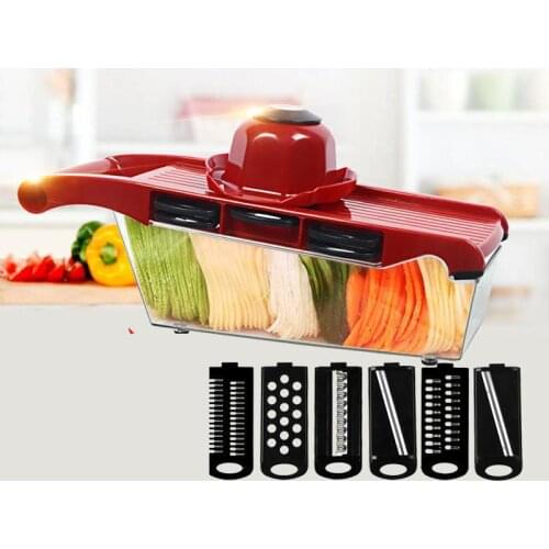 Multifunctional Vegetable Cutter Household Silk Shredding Potato Slices Board Kitchen Handguard
