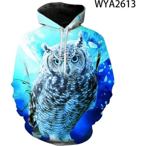 2021 Autumn Winter Mens Hoodies OWL Sweatshirts Quality Streetwear Male Pullovers Hot sale Cotton Tops Casual Man Clothing Cool