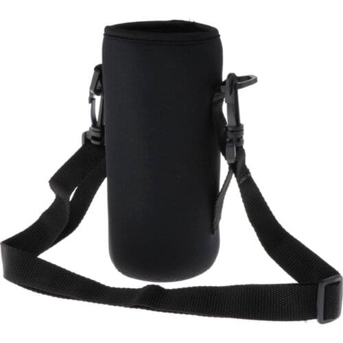 Neoprene Insulated Water Drink Bottle Cooler Carrier Sleeves Bag with Adjustable