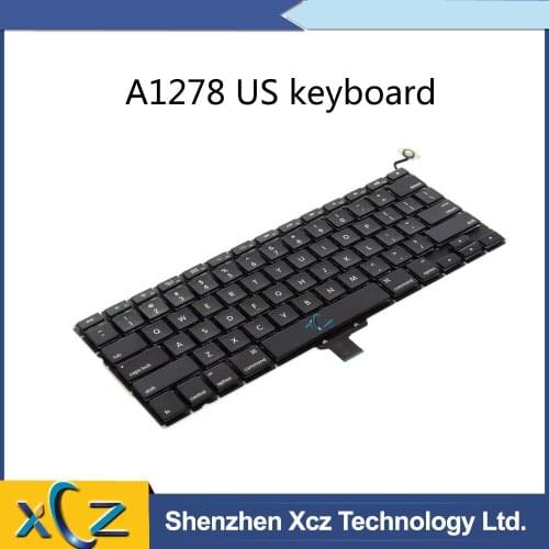 100PCS/Lot New US keyboard For Macbook Pro 13'' A1278 Keyboard 2009 2010 2011 2012 Year