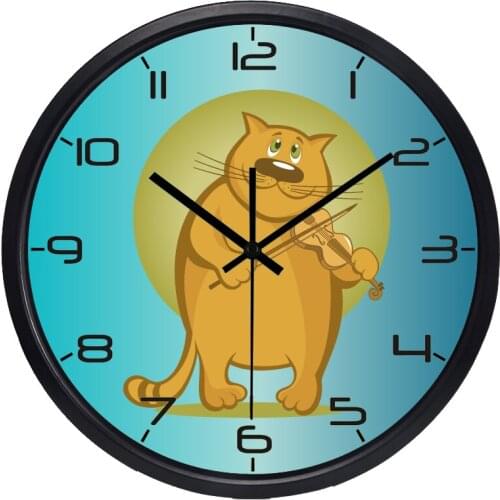 Newest Boy Room Bear Factory Sale Decoration Wall Clock Pretty Color Quality Watch