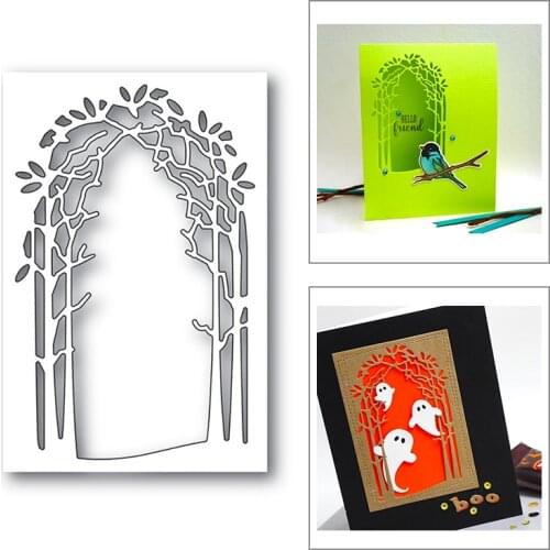 2020 New Halloween Branches Tree Layered Metal Cutting Dies For DIY Cut Paper Craft Making Background Card Scrapbooking No Stamp