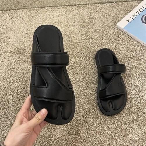 New 2021 Women Flat Sandals Slip-on Shoes Ruffle Women Slippers Tulle Solid Comfortable Shoes Ladies Summer Sandalias Mujer