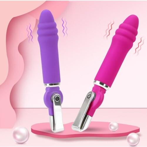 Threaded vibrator G-spot Massager Clitoris Stimulator Dildo Vibrator Silicone 20 Frequency Sex Toys for Women