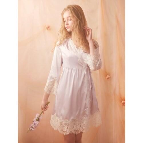 Женские короткие халаты Rose Tree China At AliExpress