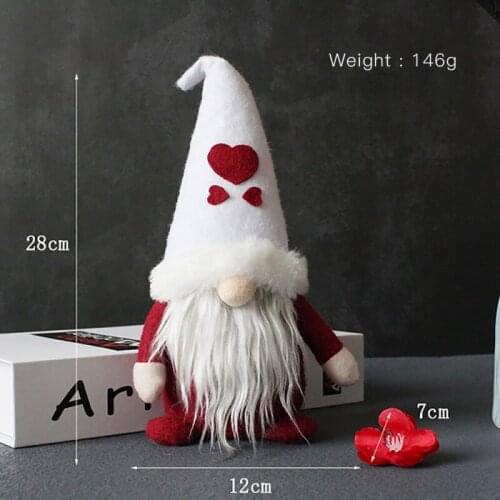 Christmas Decoration Faceless Doll Gnome Santa Xmas Tree Hanging Ornament For Home Pendant Drop Ornaments Party