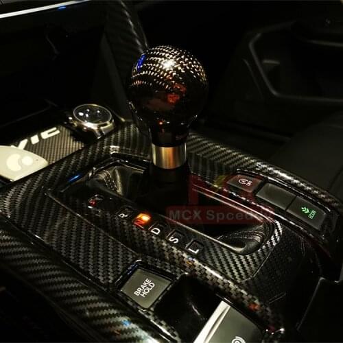 Carbon Fiber Suede Gear Shift Knob For Honda Civic 2016-2021 10th Generation for Honda 10th accord Gear Shifter Pen Head Ball