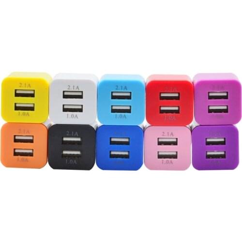 PHONE CHARGER 1A Single usb 2A+1A Dual usb ports US Eu Ac home wall charger plug adapter for samsung s6 s7 edge