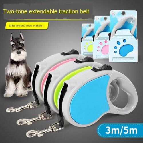 Sell Like Hot Cakes High Quality Automatic Telescopic Dog Leash Comfortable Dog Leash Dog Rope Chain Is Suitable for All Dogs