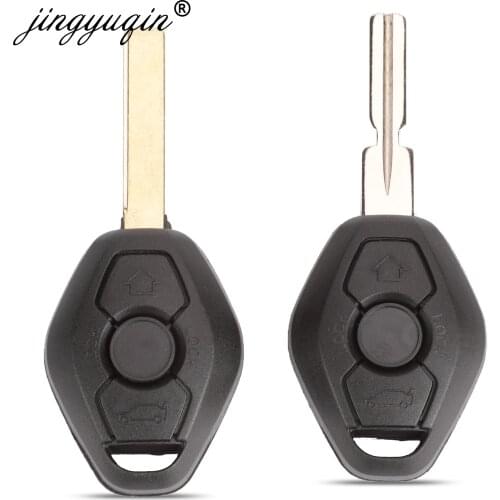 Jingyuqin Replacement Car Remote Key Shell for BMW EWS 1/3/5/7 Series X3 X5 Z3 Z4 HU58 Hu92 Blade key Case Fob