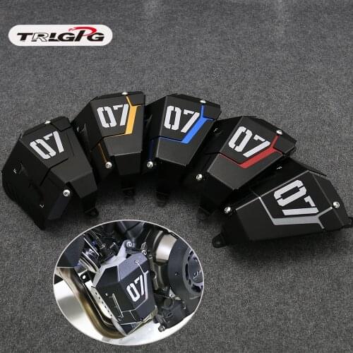 FZ07 MT-07 Coolant Recovery Tank Shielding Cover For Yamaha MT-07 FZ-07 MT 07 FZ 07 2014 2015 2016 2017 2018 2019
