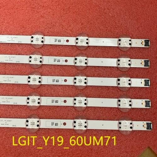 15pcs/lot LED backlight strip for LG 60UM6950 60UM7100 60UM6900 60UM7100PLB 60UM6950DUB 60UM6900DUB LGIT_Y19_60UM71 EAV64732901