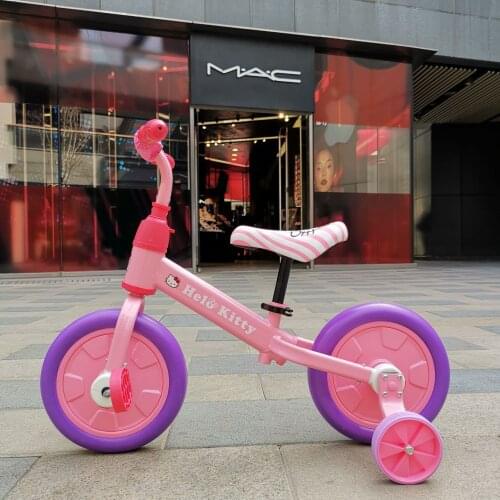 2 In 1 Baby Walker Balance Car Child Walking Scooter Kids' Ride on Vehicles Walking Bicycle with Wheels Kids' Balance Bikes 1-6Y