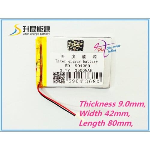 3.7V The tablet battery lithium polymer battery 094280 904280 mobile device digital product wireless transmitter