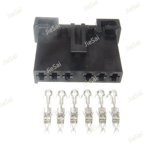 6 Pin Automotive Rear Tail Light Socket Turn Signal Light Connector For Ford