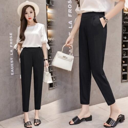 Cheap wholesale 2019 new Spring Summer Autumn Hot selling womens fashion casual Popular long Pants BPK001