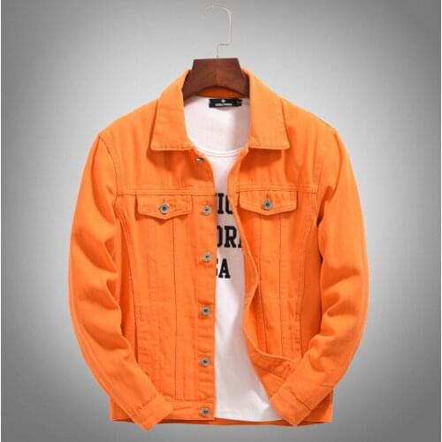 Spring Autumn Denim Jacket Men Clothes Trendy Motorcycle Youth Streetwear Male Loose Casual Simplicity Cowboy Jacket