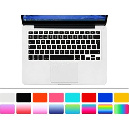 ESP Silicone Spanish Keyboard Cover 10PCS Protector For Macbook Air Pro 13 15 17 Retina Stickers for Mac book keyboards Spain EU