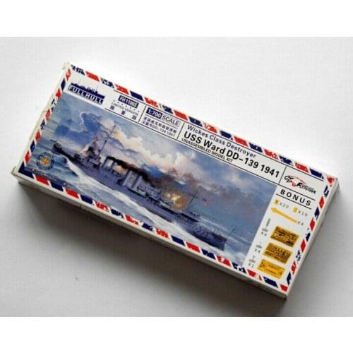 Flyhawk 1106S 1/700 USS Destroyer Ward DD-139 1941 Deluxe Edition top quality Model Kit