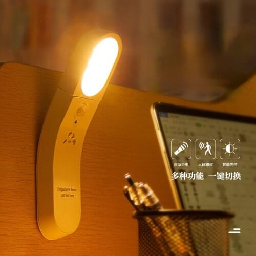 Intelligent furniture USB human body induction nightlight novelty light control cabinet lamp creative gifts bedside lamp