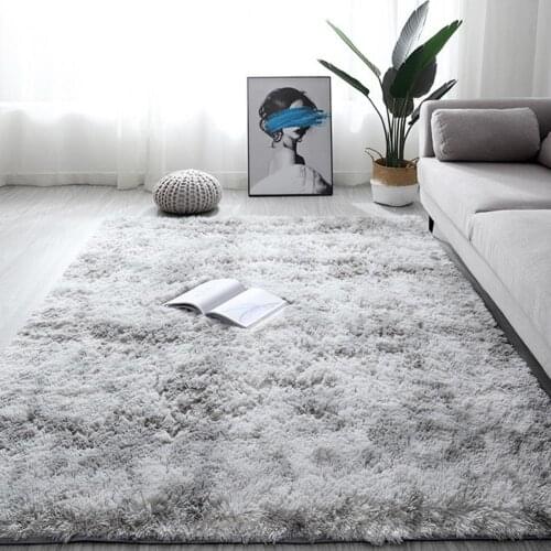 Living Room/Bedroom Rug Wear Resistant Polyester Ultra Soft Indoor Floor Mat Modern Carpet Mat Plush Carpet Decor for Home