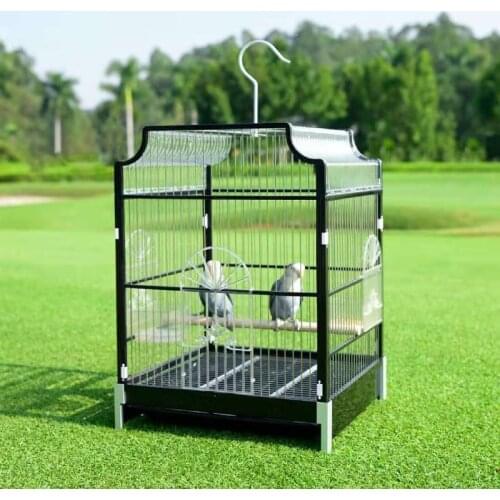 Myna Cage Parrot Cage Removable Bottom Net Pet Cage The Stainless Steel Birdcage Bird Toys Parrot Accessories