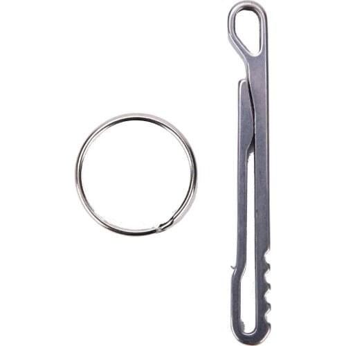 New Stainless steel Key Chain Clip EDC Keychain Carabiner Key Holder Hook For Bag Hiking Travling Camping Survival