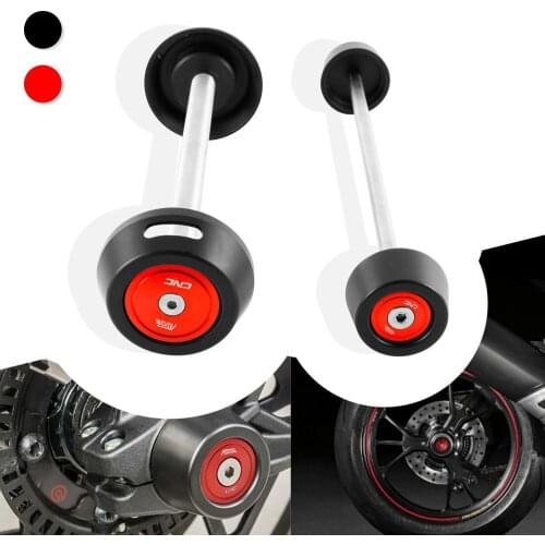 For Ducati 848 EVO 1098 1198 Motorcycle Front & Rear Axle Fork Sliders Wheel Protector