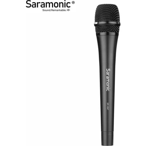 Saramonic SR-HM7 Cardioid Dynamic Microphone for ENG & Interview Versatile Stage and Recording for iPhone Android Smartphone