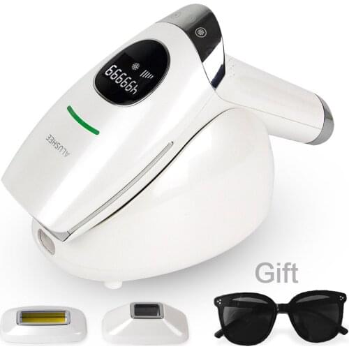 ALUSHEE AP10 Laser Permanent Hair Removal System 0.9s Fast Flash IPL Hair Remover Instrument ICE Cool Painless Laser Epilator