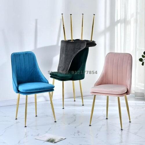 Nordic backrest chair home stool restaurant dining chair net red chair dressing chair desk chair modern minimalist makeup chair