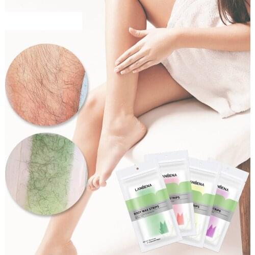 10pcs Wax Paper Hair Removal Armpit Beeswax Cream Tearing Wax Strip Paper