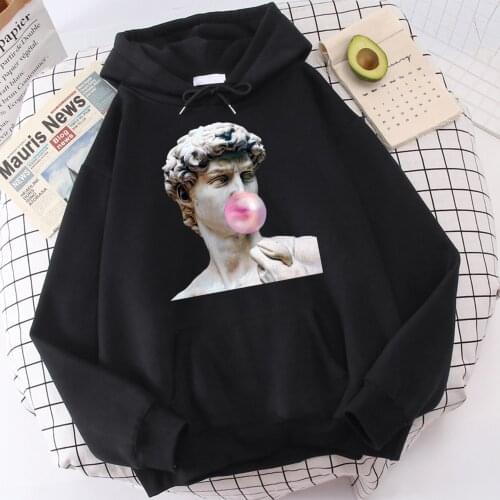 Funny David Michelangelo Vaporwave Hoodies Men Pullover Sweatshirt Streetwear Fashion Unisex Hoodie Sweatshirts Casual Tops